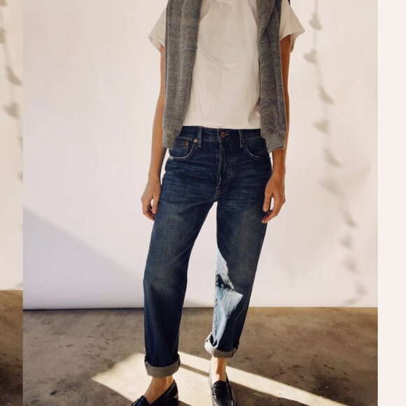 Hey Gang The Loose Crop Selvedge Jeans - Picture 1 of 10